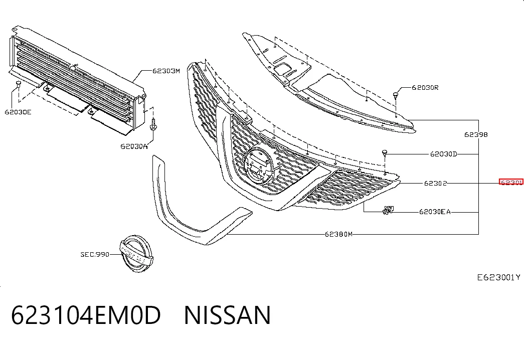 623104EM0D Nissan/Infiniti