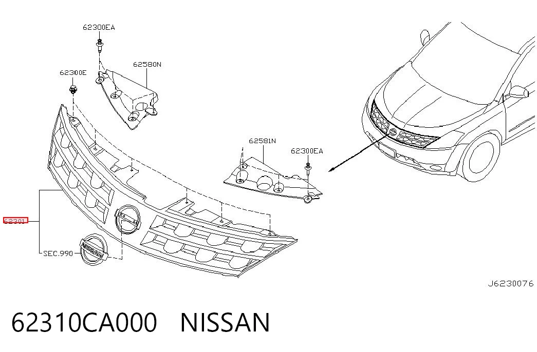 62310CA000 Nissan/Infiniti