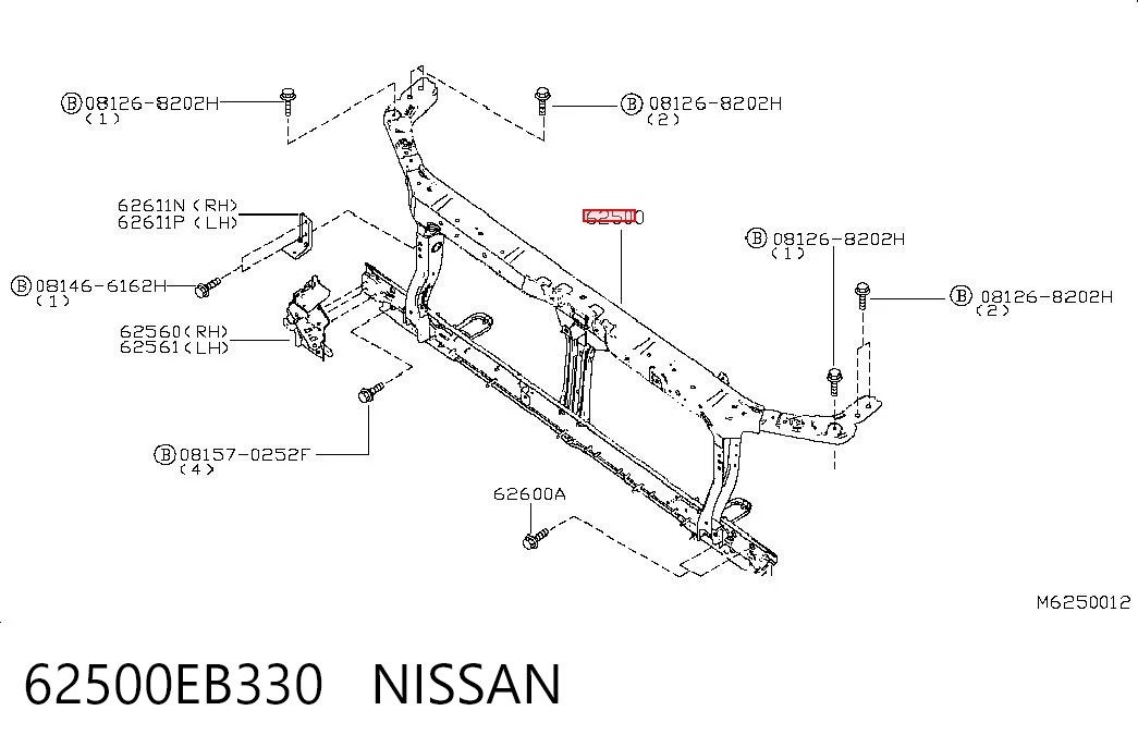 62500EB330 Nissan/Infiniti
