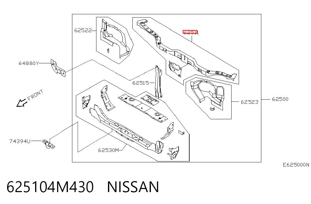 625104M430 Nissan/Infiniti