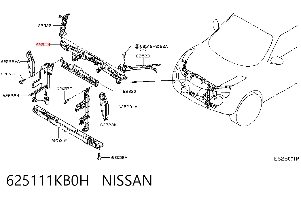625111KB0H Nissan/Infiniti