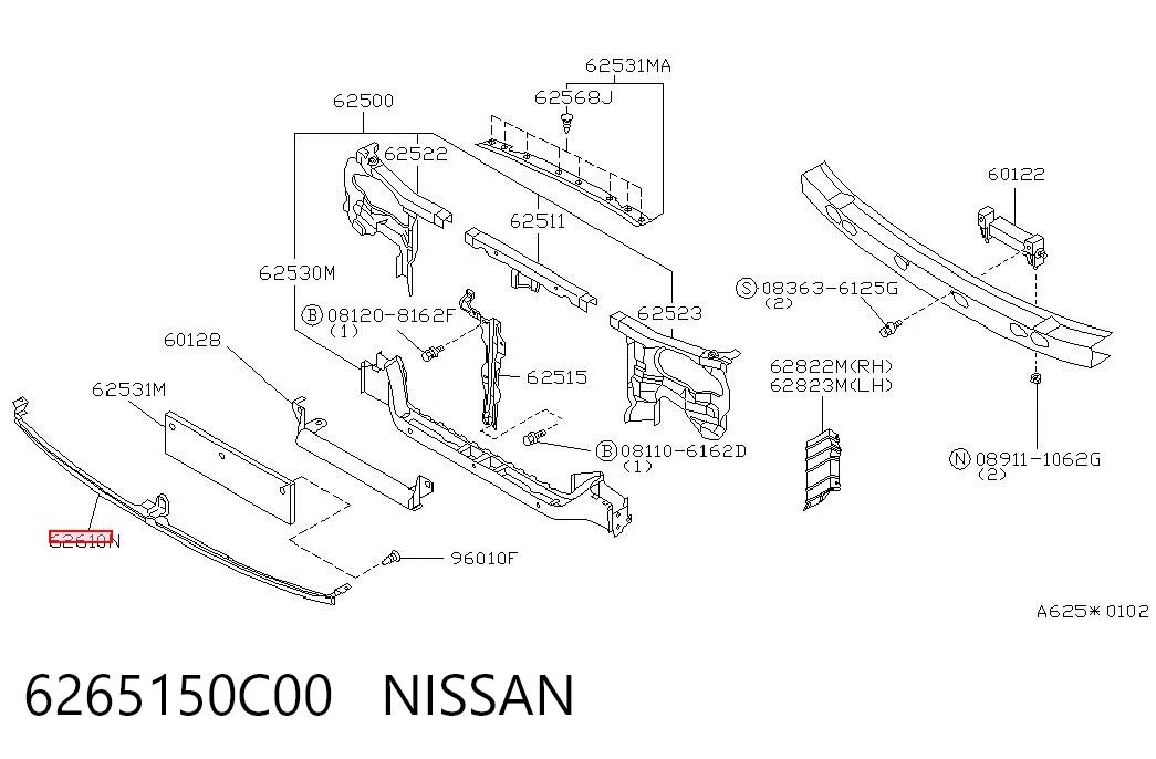 6265150C00 Nissan/Infiniti