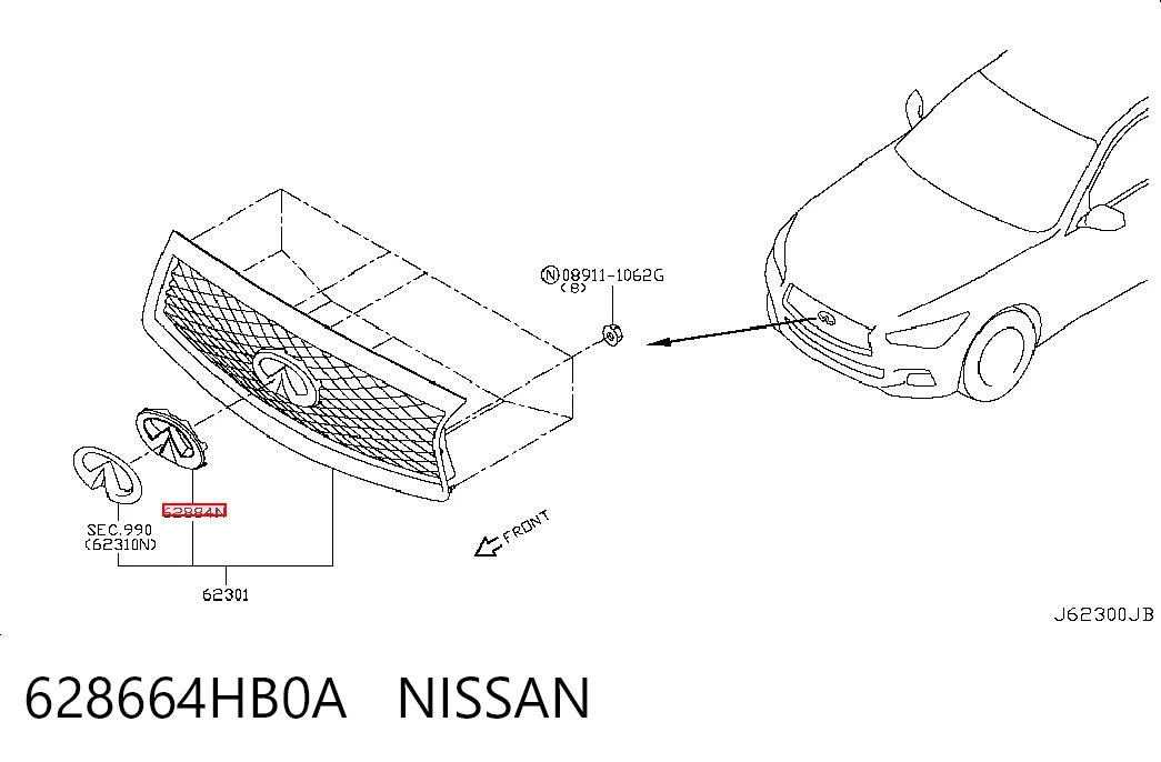 628664HB0A Nissan/Infiniti