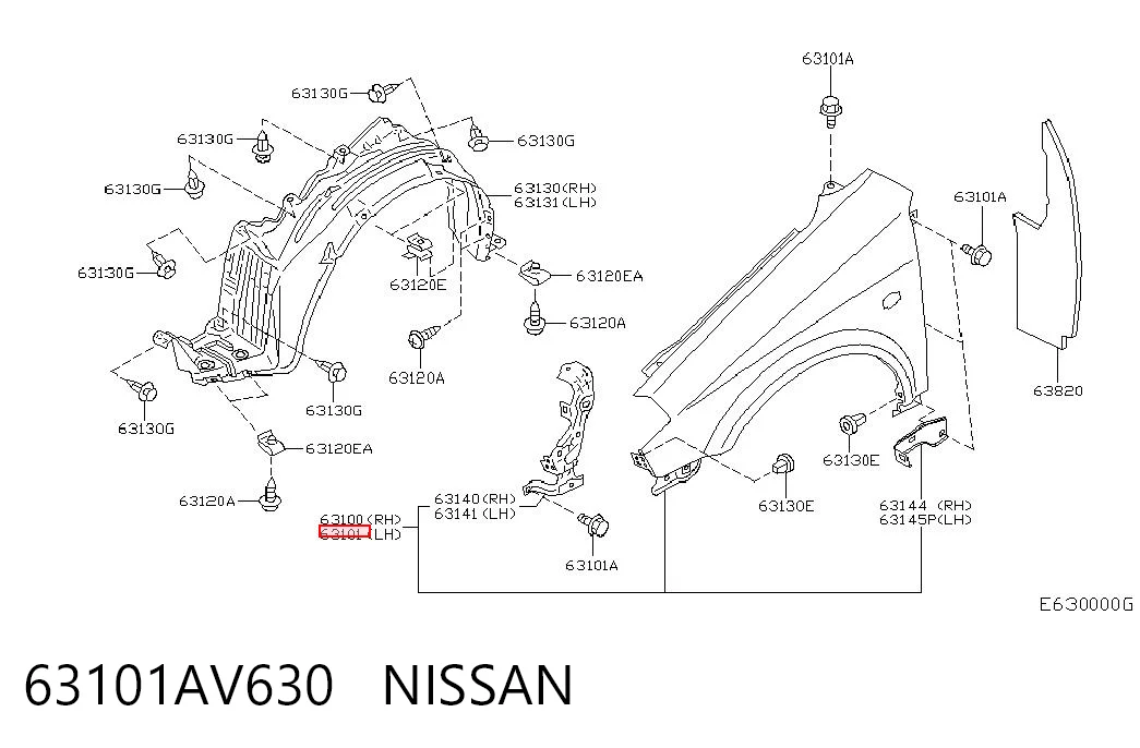 Comprar Aleta delantera izquierda Nissan Primera  P12 a bajo precio