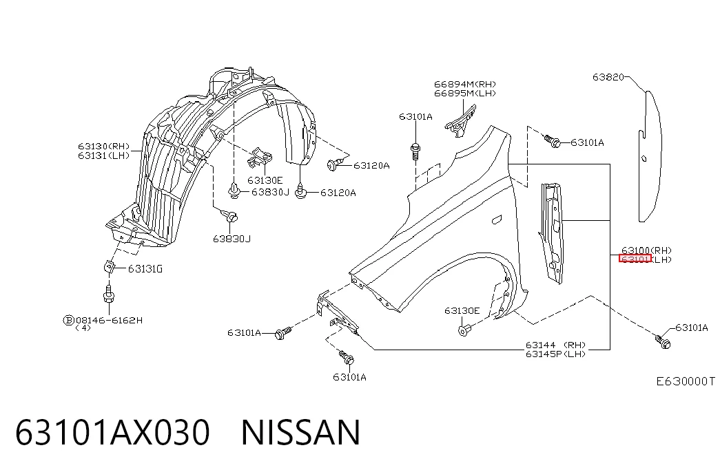 Comprar Aleta delantera izquierda Nissan Micra  K12 a bajo precio