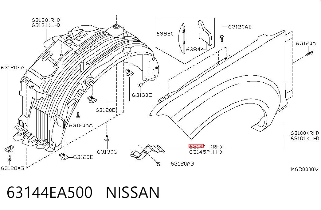 63144EA500 Nissan/Infiniti