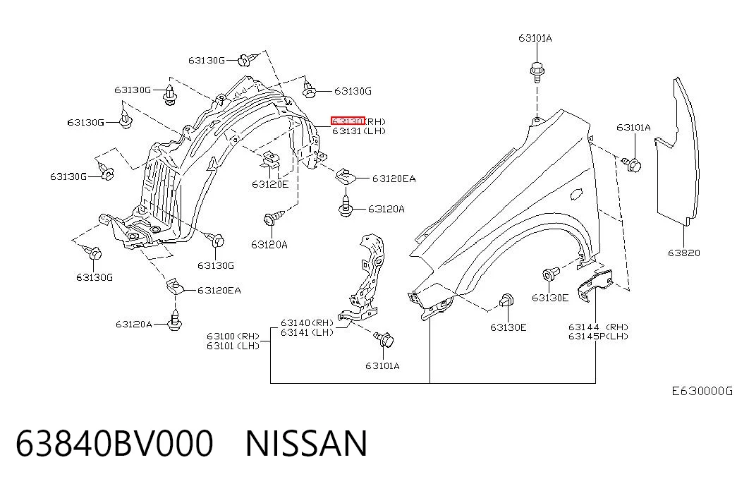 Comprar Paso de rueda delantero derecho Nissan Primera  P12 a bajo precio