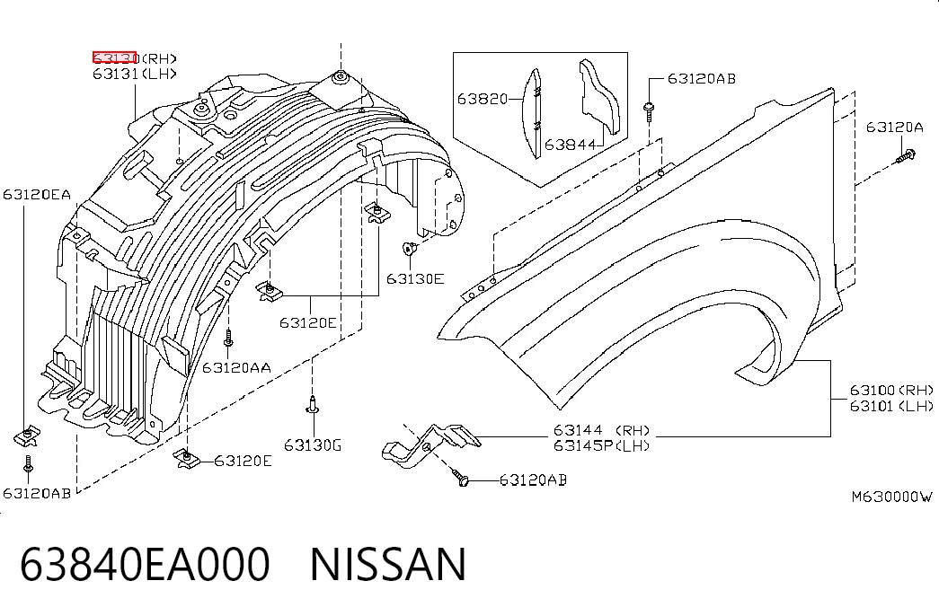 Comprar Paso de rueda delantero derecho Nissan Pathfinder  R51M a bajo precio