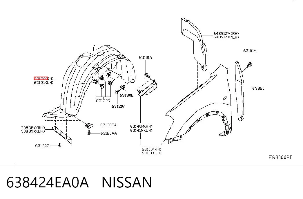 Comprar Paso de rueda delantero derecho Qashqai II J11
