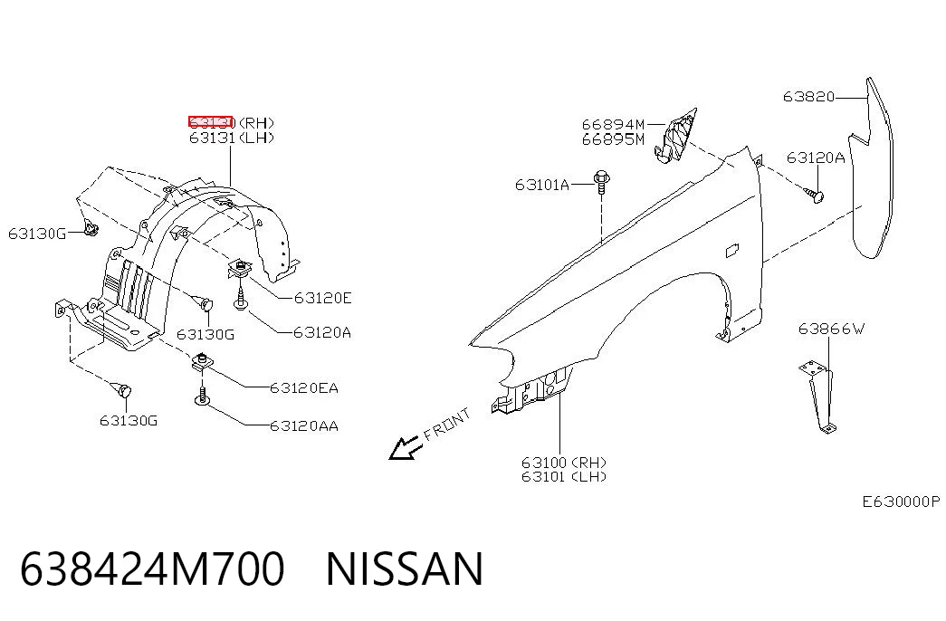Paso de rueda Nissan Almera II