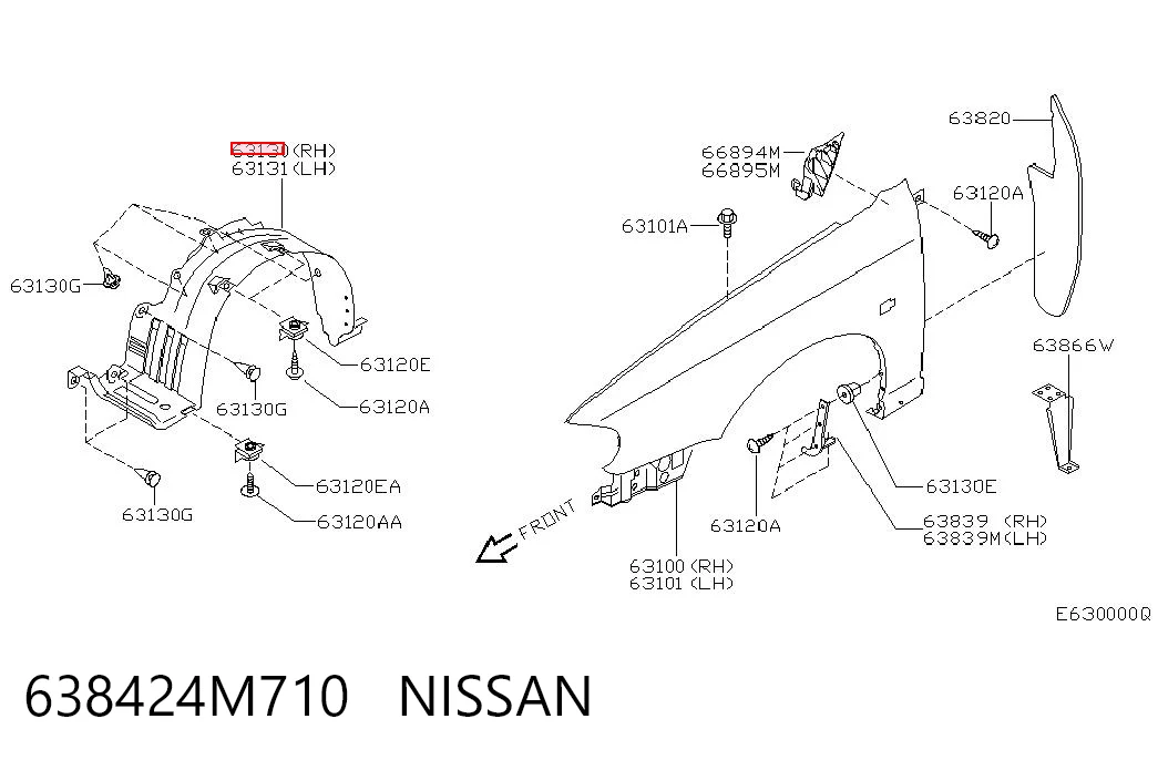 Paso rueda delantero derecho para Nissan Almera II N16