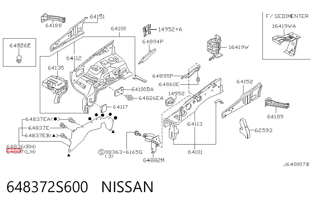 648372S600 Nissan/Infiniti