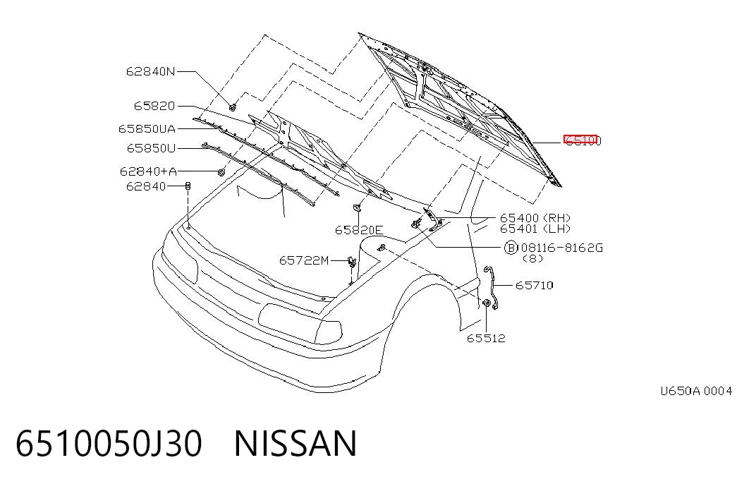 6510050J30 Nissan/Infiniti