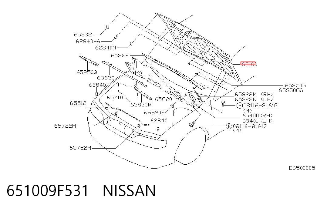 651009F531 Nissan/Infiniti