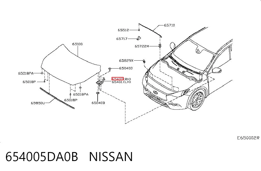 654005DA0B Nissan/Infiniti