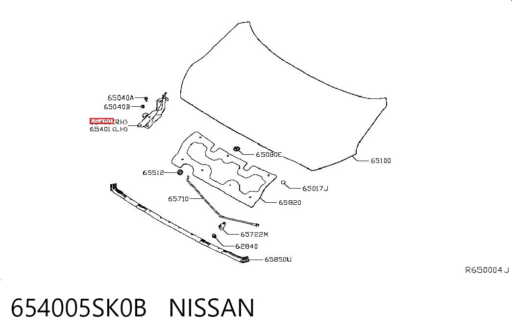 654005SK0B Nissan/Infiniti