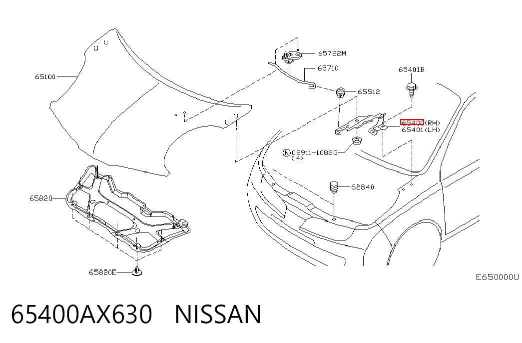 65400AX630 Nissan/Infiniti