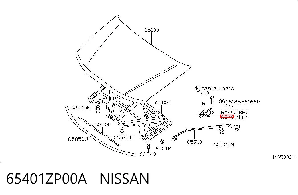 65401ZP00A Nissan/Infiniti