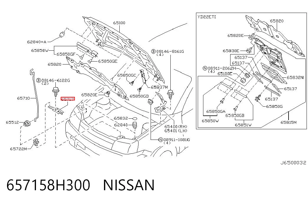 657158H300 Nissan/Infiniti