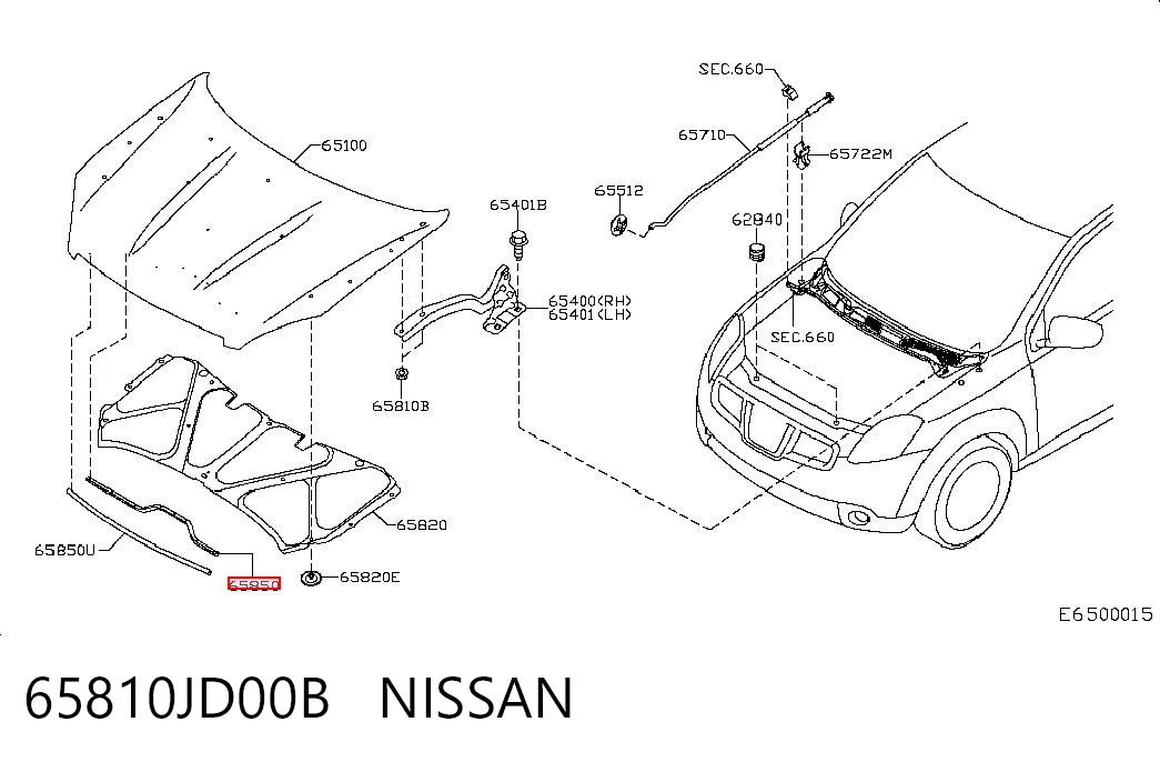 65810JD00B Nissan/Infiniti
