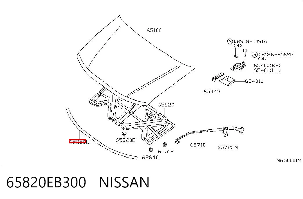 65820EB300 Nissan/Infiniti