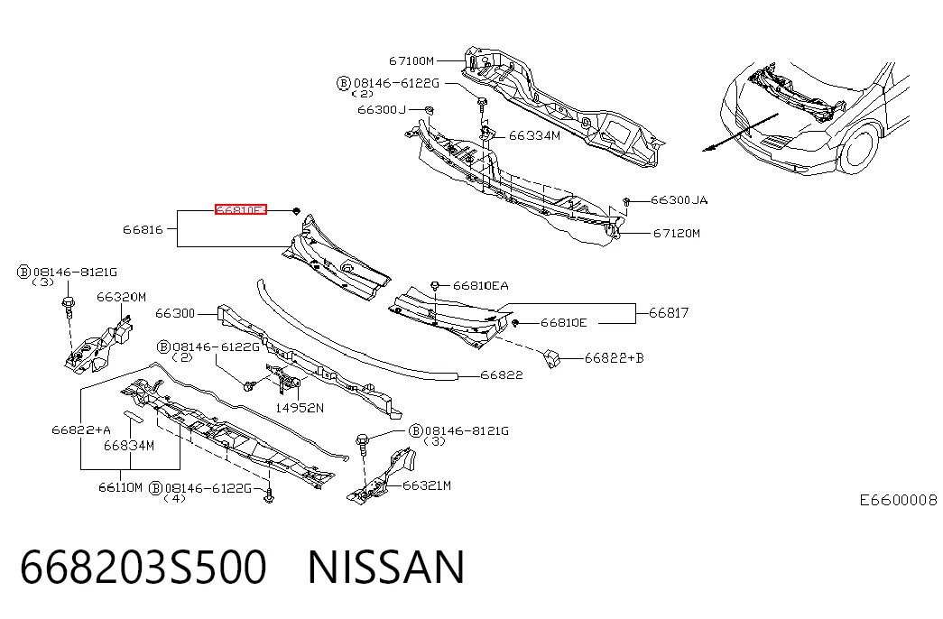 668203S500 Nissan/Infiniti