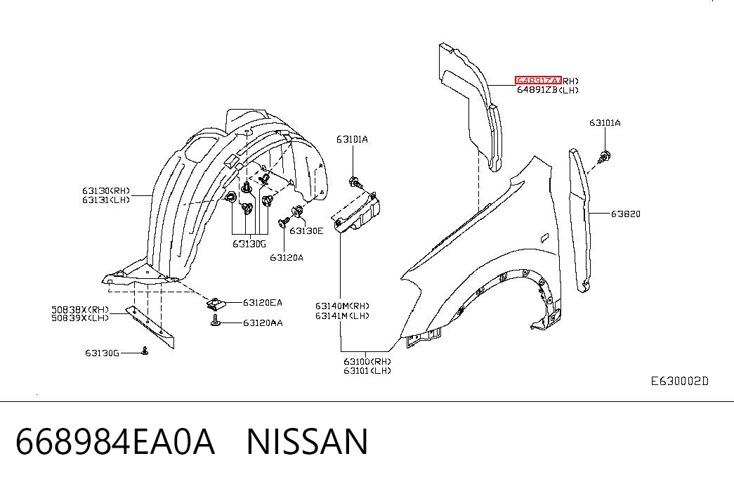 668984EA0A Nissan/Infiniti