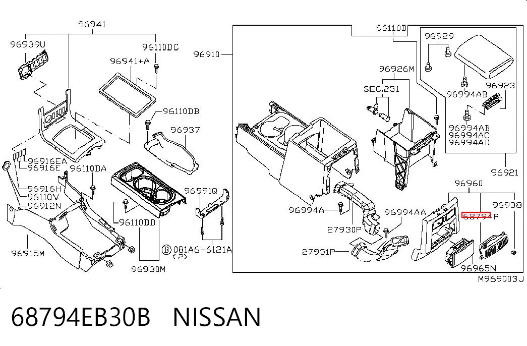 68794EB30B Nissan/Infiniti