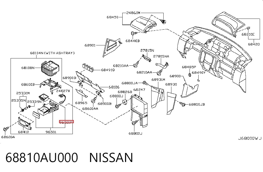 68810AU000 Nissan/Infiniti