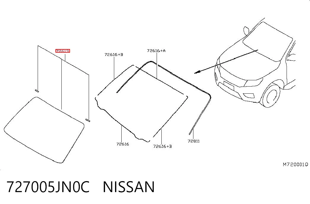 Comprar Parabrisas Nissan Navara  D23, D23T a bajo precio