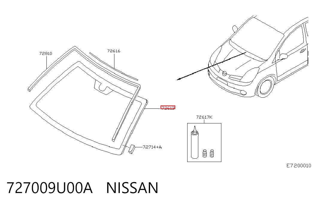  Parabrisas Nissan Note 