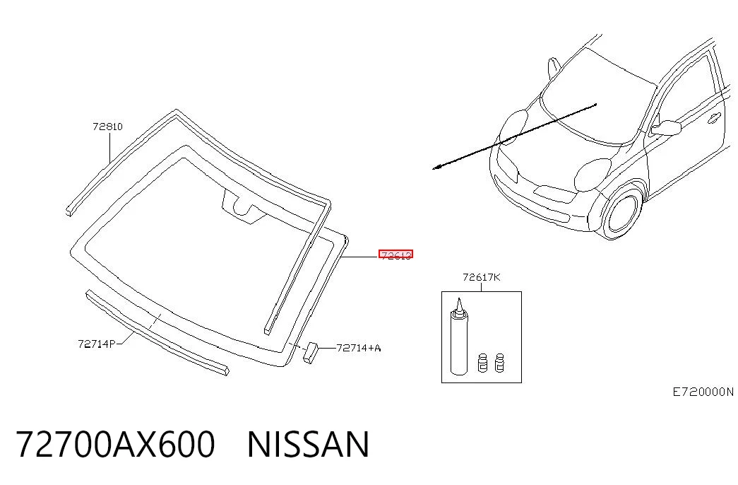 Comprar Parabrisas Nissan Micra  K12 a bajo precio