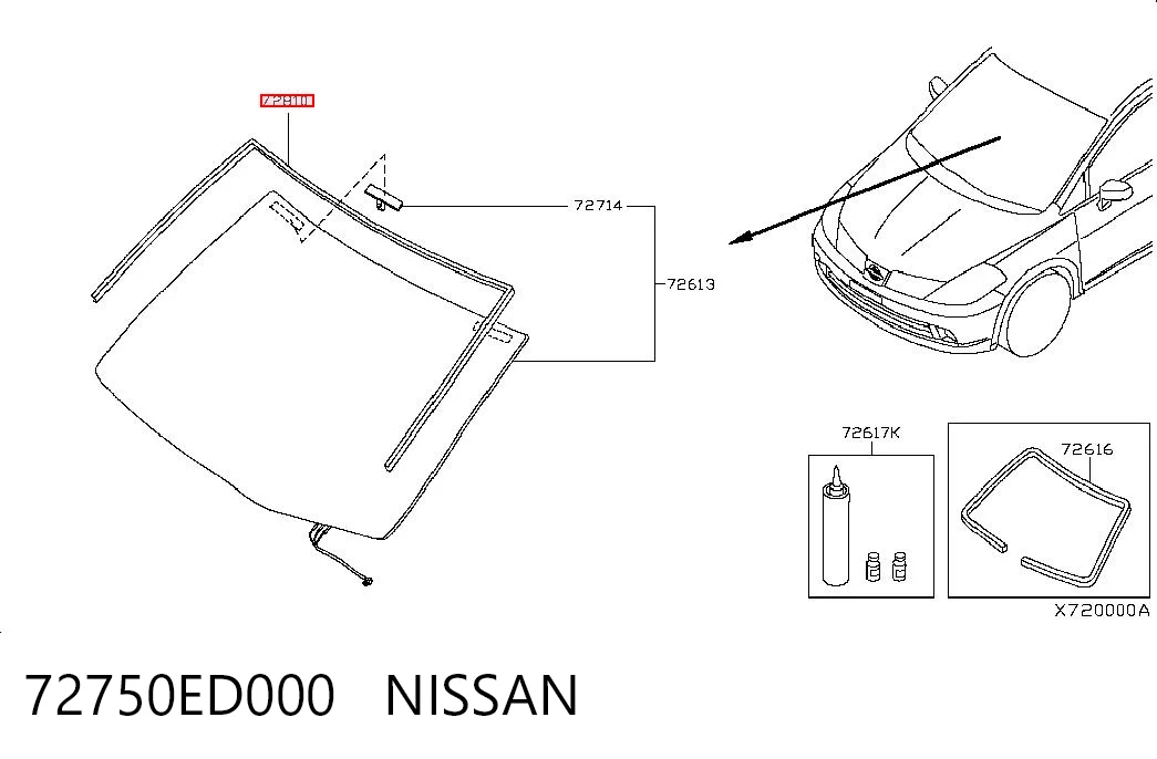 72750ED000 Nissan/Infiniti