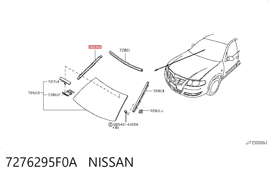 7276295F0A Nissan/Infiniti