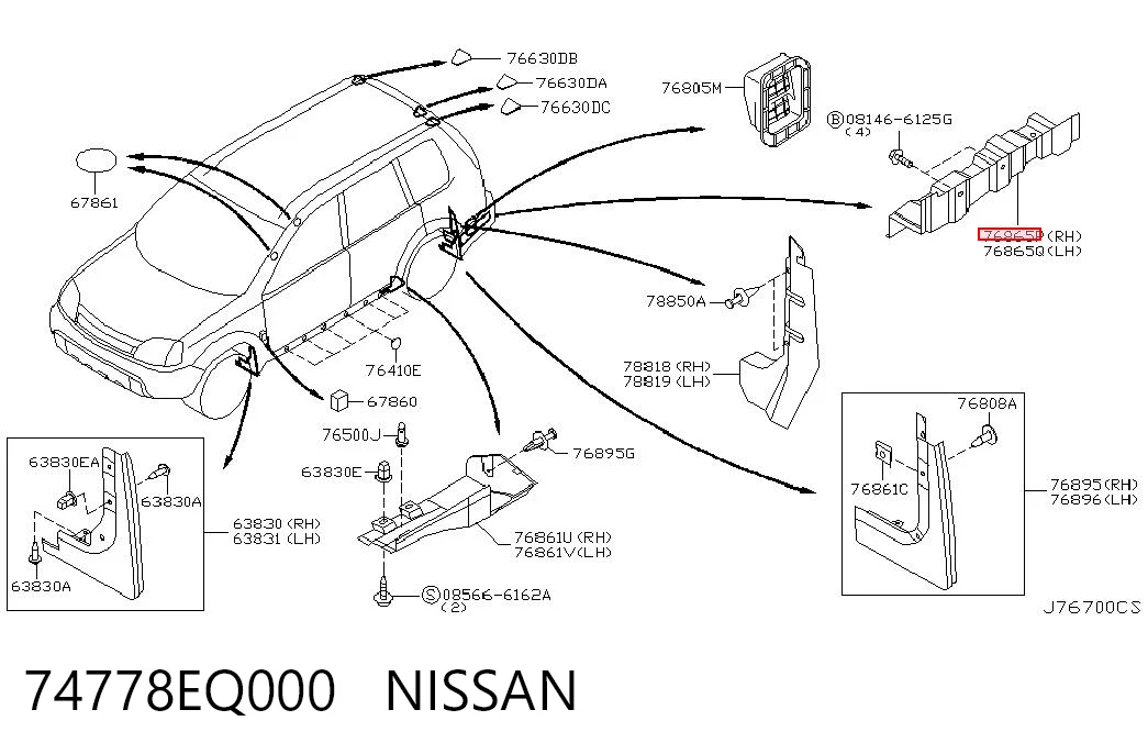 74778EQ000 Nissan/Infiniti