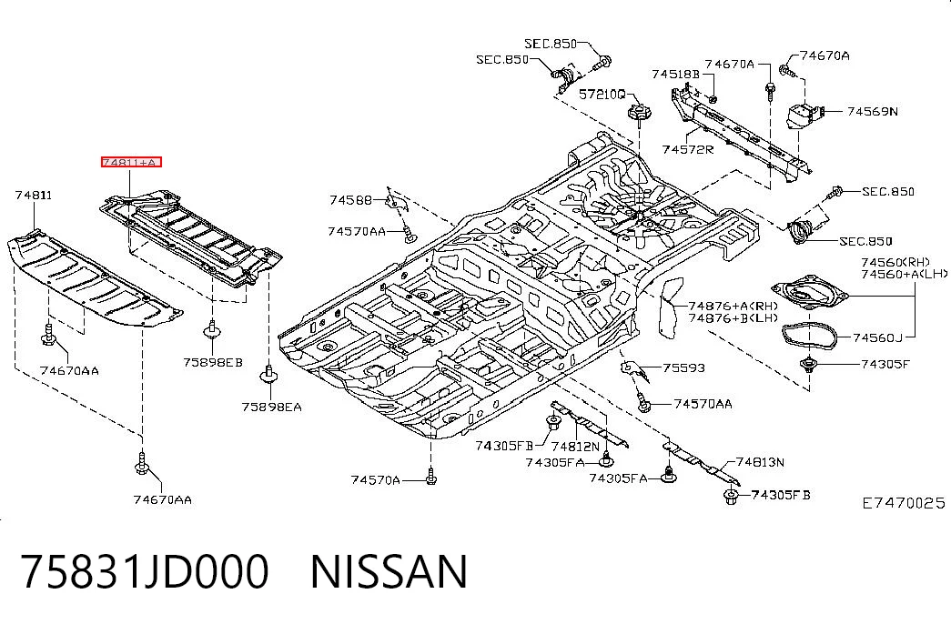 Protección motor / empotramiento para Nissan Qashqai J10