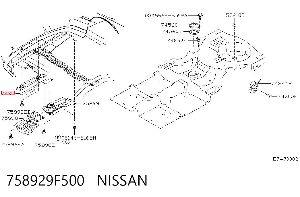 Comprar Protección de cárter Nissan Primera  P11 a bajo precio