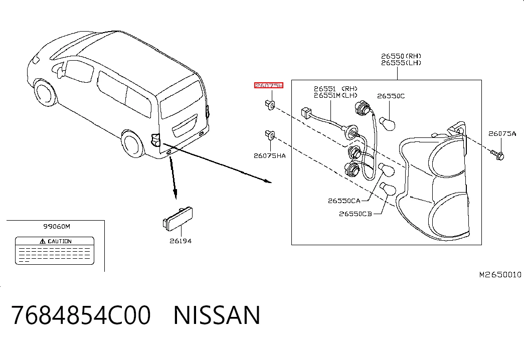 7684854C00 Nissan/Infiniti