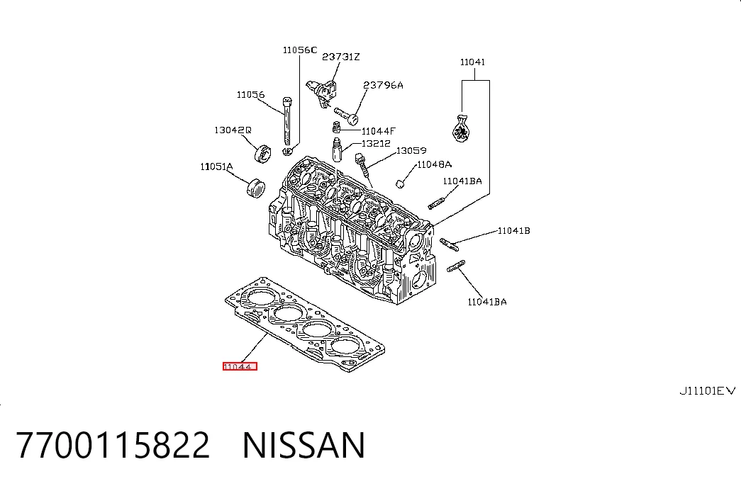 Empaque de culata para Volvo S40 I (VS)