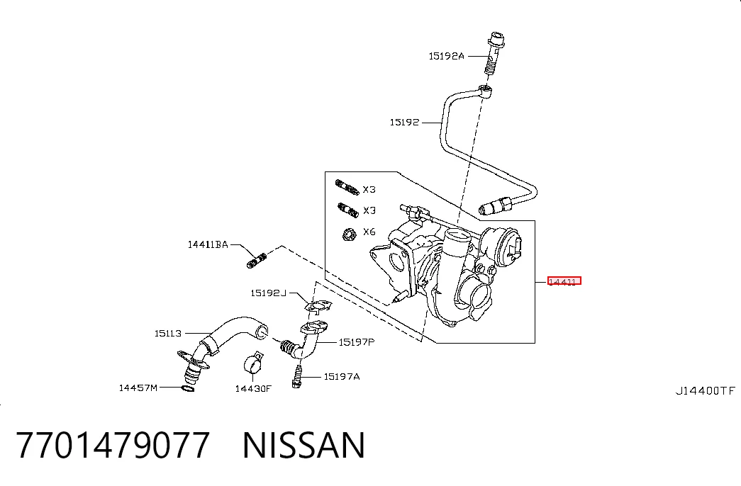  Turbocompresor Nissan Qashqai 1
