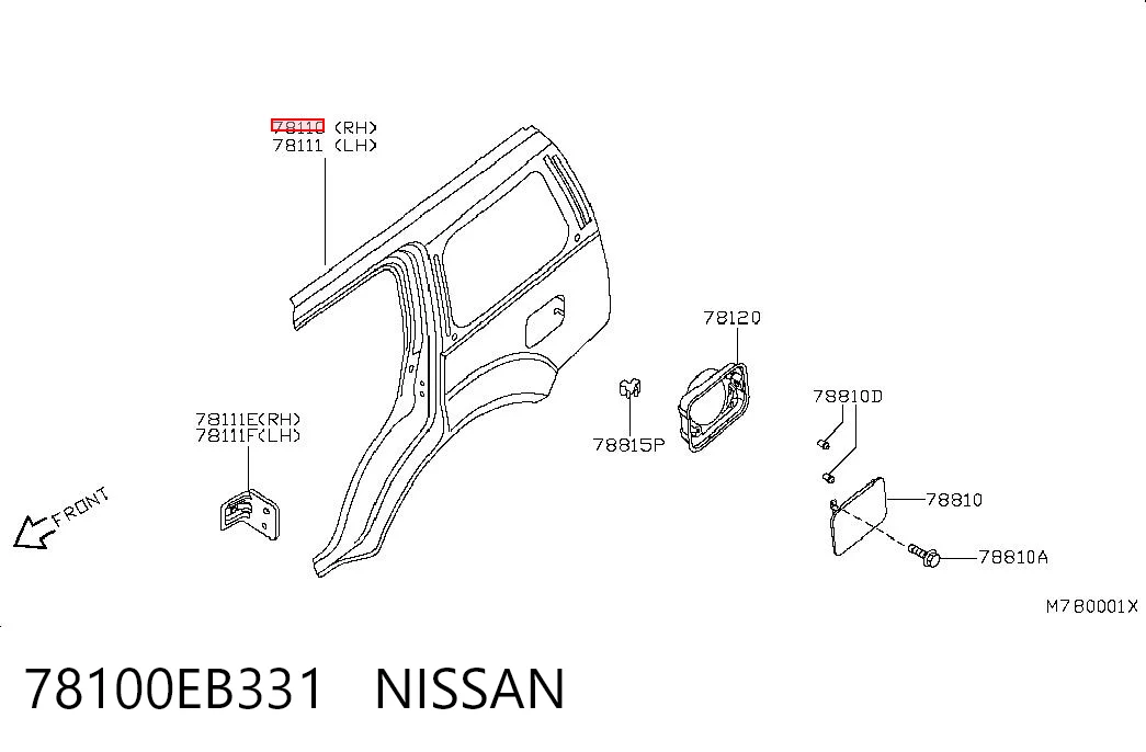 78100EB331 Nissan/Infiniti