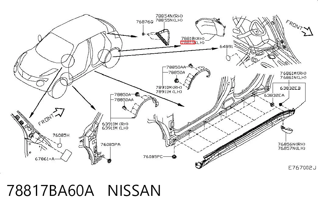 78817BA60A Nissan/Infiniti
