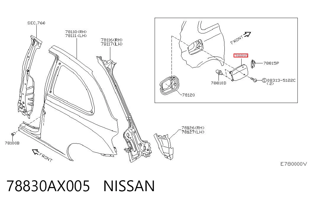 Comprar Tapa del depósito de combustible Nissan Micra K12 a bajo precio