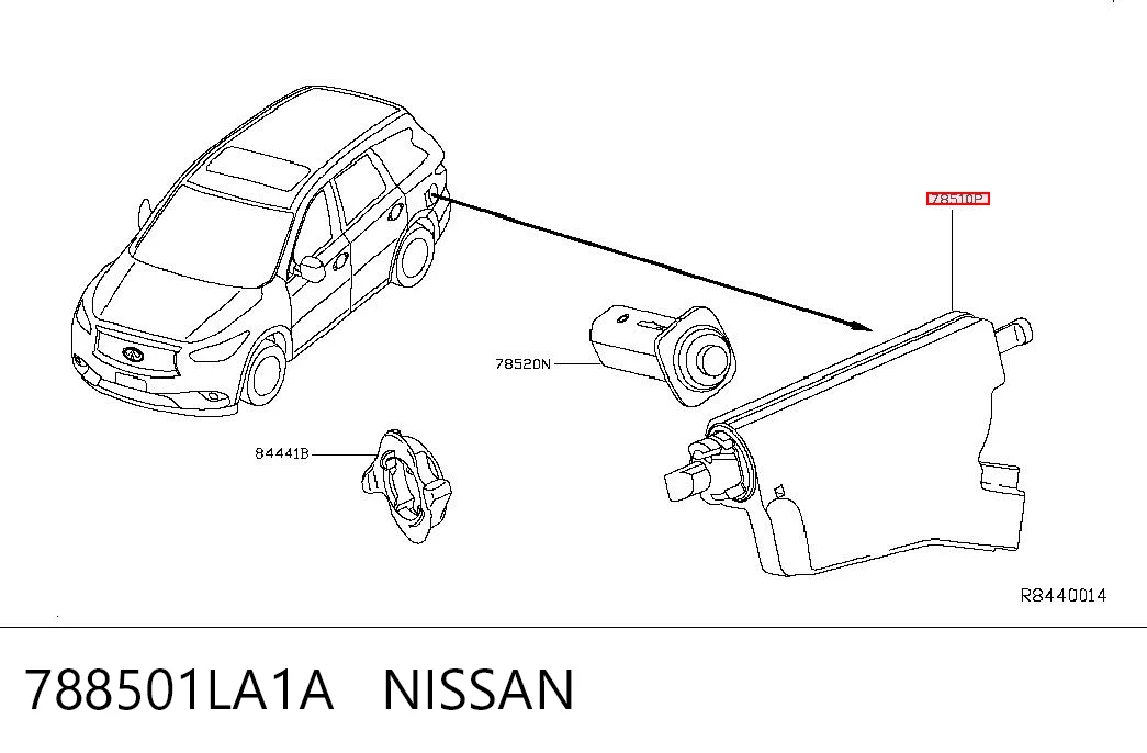 Motor de apertura de tapa de combustible Nissan Patrol SUV (Y62) (2010 - 2026) precio, desde 117,78 EUR
