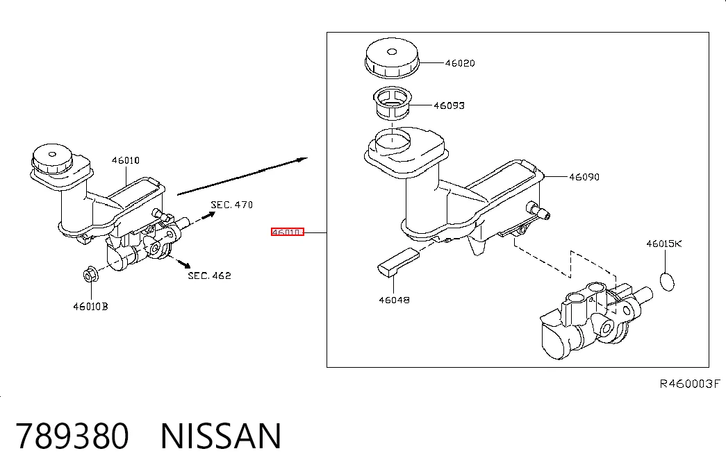 Cilindro maestro de frenos Nissan Qashqai II SUV (J11) (2013 - 2021) precio, desde 55,18 EUR