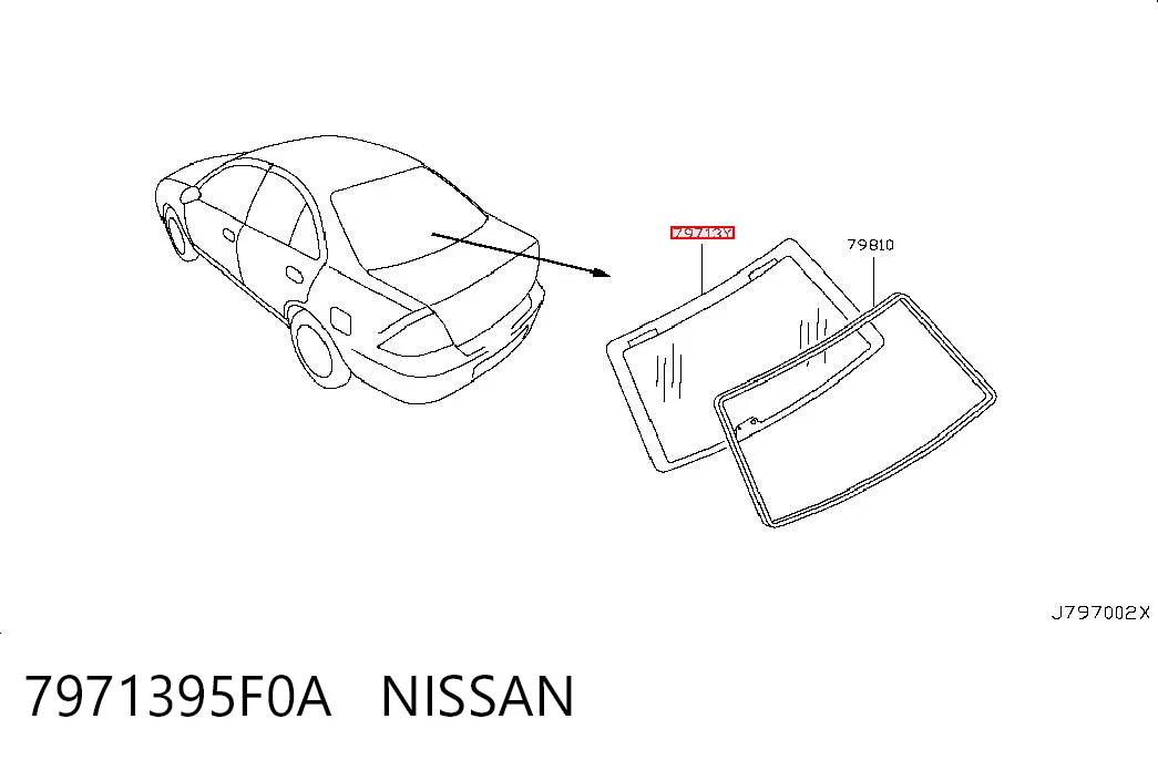 Comprar Luneta trasera Nissan Almera B10RS a bajo precio
