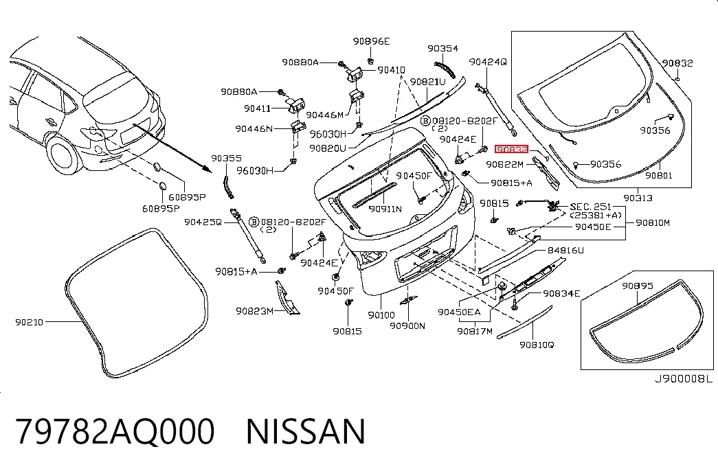 79782AQ000 Nissan/Infiniti
