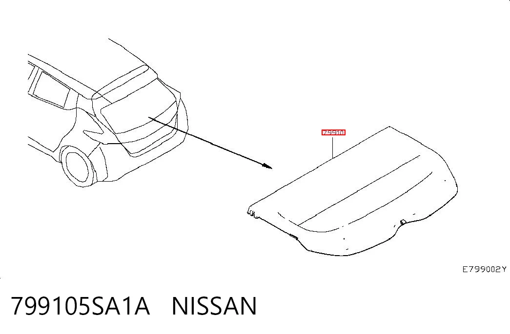 799105SA1A Nissan/Infiniti