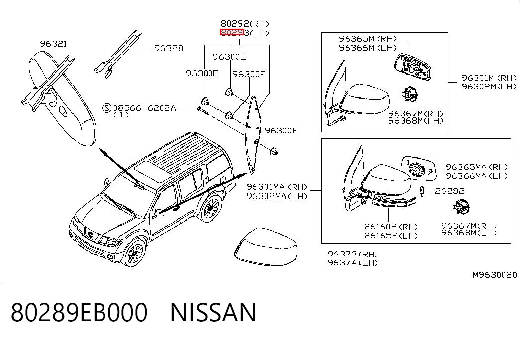 80289EB000 Nissan/Infiniti