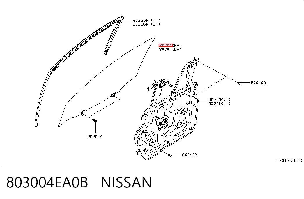 803004EA0B Nissan/Infiniti